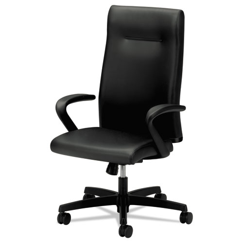 Picture of Ignition Series Executive High-Back Chair, Supports Up to 300 lb, 17.38" to 21.88" Seat Height, Black