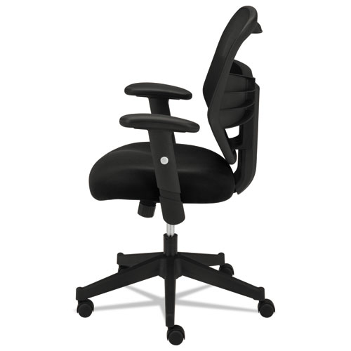 Picture of VL531 Mesh High-Back Task Chair with Adjustable Arms, Supports Up to 250 lb, 18" to 22" Seat Height, Black