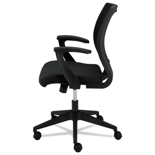 Picture of HVL521 Mesh Mid-Back Task Chair, Supports Up to 250 lb, 17.5" to 22" Seat Height, Black