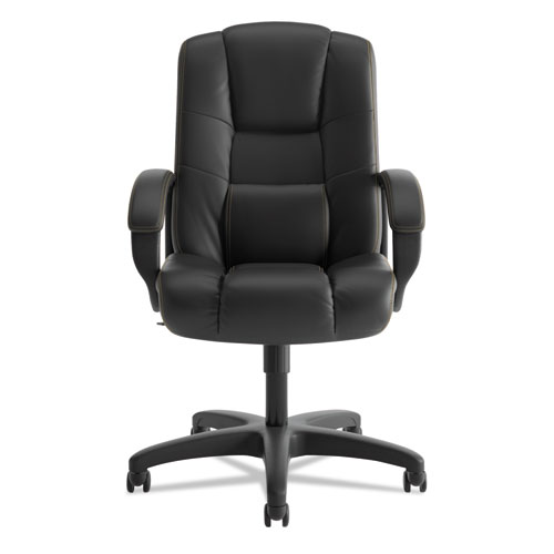 Picture of HVL131 Executive High-Back Chair, Supports Up to 250 lb, 18.5" to 22" Seat Height, Black