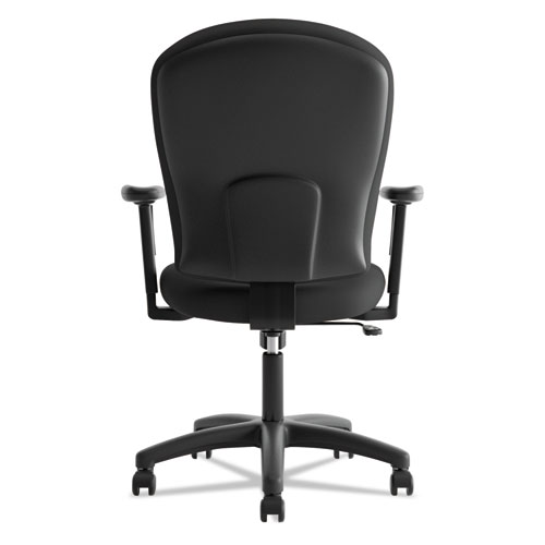 Picture of HVL220 Mid-Back Task Chair, Supports Up to 250 lb, 17.5" to 21" Seat Height, Black