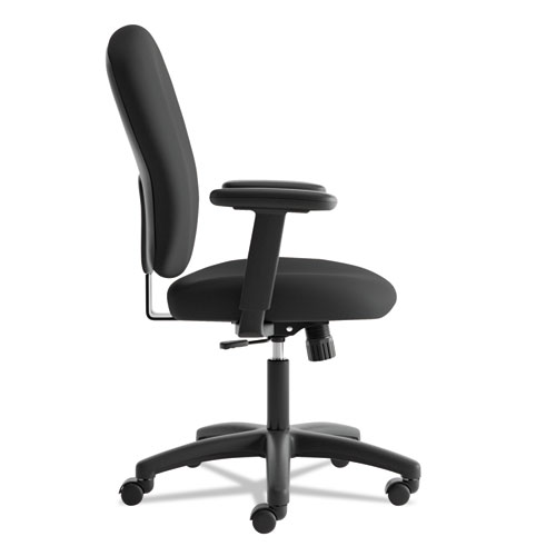 Picture of HVL220 Mid-Back Task Chair, Supports Up to 250 lb, 17.5" to 21" Seat Height, Black