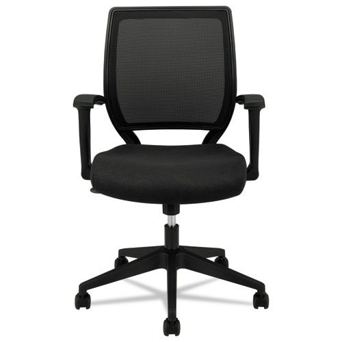 Picture of HVL521 Mesh Mid-Back Task Chair, Supports Up to 250 lb, 17.5" to 22" Seat Height, Black