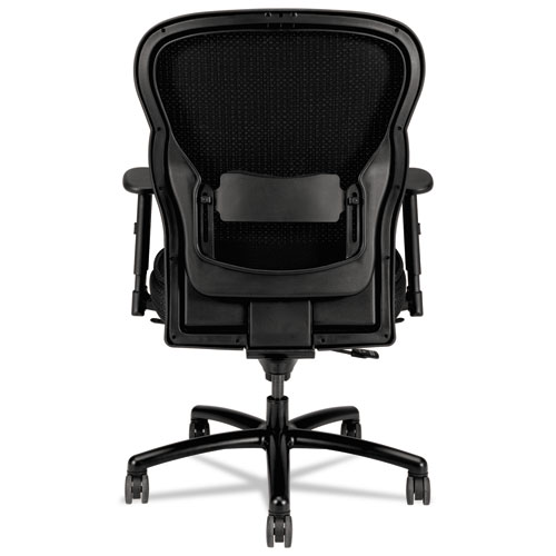 Picture of Wave Mesh Big and Tall Chair, Supports Up to 450 lb, 19.25" to 22.25" Seat Height, Black