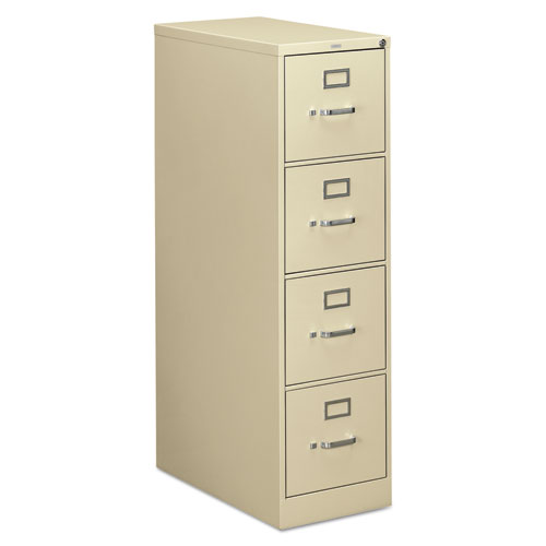 Picture of 310 Series Vertical File, 4 Letter-Size File Drawers, Putty, 15" x 26.5" x 52"
