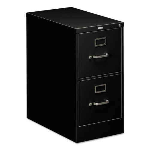 Picture of 510 Series Vertical File, 2 Letter-Size File Drawers, Black, 15" x 25" x 29"