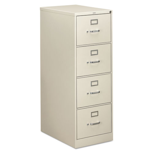 Picture of 310 Series Vertical File, 4 Legal-Size File Drawers, Light Gray, 18.25" x 26.5" x 52"