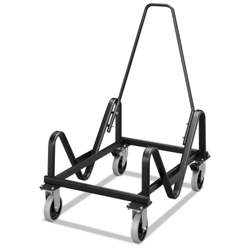 Picture of GuestStacker Cart, Metal, 21.38" x 35.5" x 37.88", Black