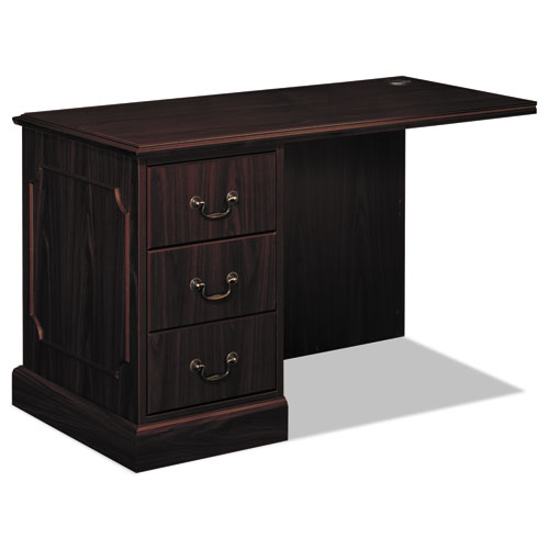 Picture of 94000 Series "L" Workstation Left Return, 48w x 24d x 29.5h, Mahogany