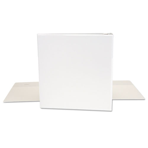 Picture of Economy Round Ring View Binder, 3 Rings, 1.5" Capacity, 11 x 8.5, White