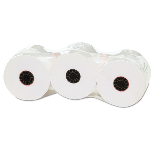 Picture of Impact and Inkjet Print Bond Paper Rolls, 0.5" Core, 2.25" x 150 ft, White, 3/Pack