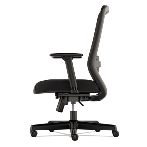 Picture of Exposure Mesh High-Back Task Chair, Supports Up to 250 lb, 18" to 21.5" Seat Height, Black