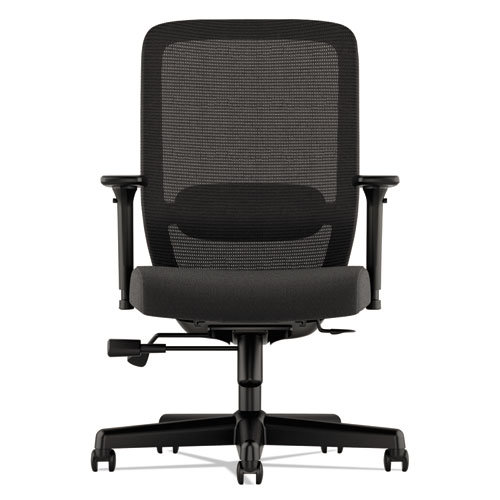 Picture of Exposure Mesh High-Back Task Chair, Supports Up to 250 lb, 18" to 21.5" Seat Height, Black