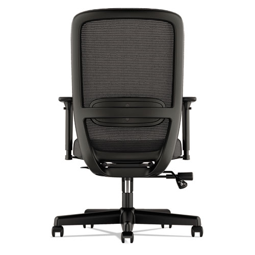 Picture of Exposure Mesh High-Back Task Chair, Supports Up to 250 lb, 18" to 21.5" Seat Height, Black