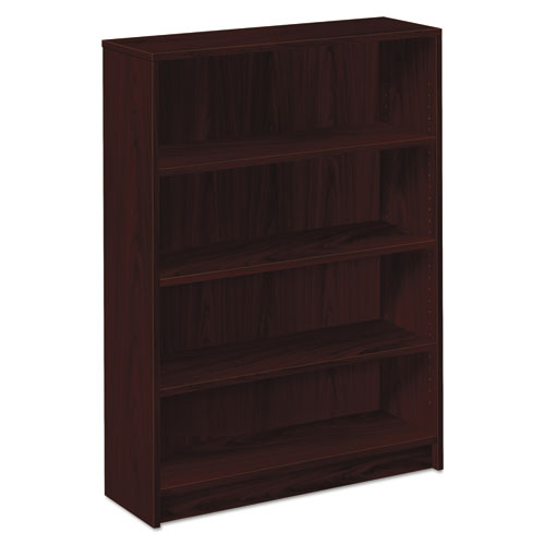 Picture of 1870 Series Bookcase, Four-Shelf, 36w x 11.5d x 48.75h, Mahogany