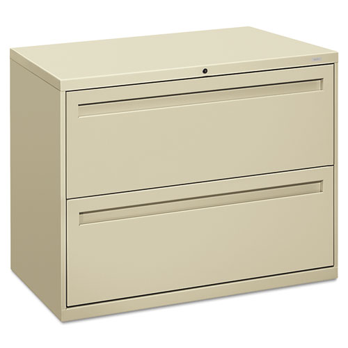 Picture of Brigade 700 Series Lateral File, 2 Legal/Letter-Size File Drawers, Putty, 36" x 18" x 28"