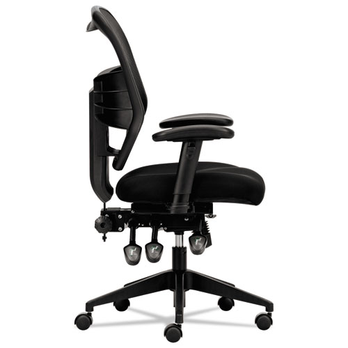 Picture of VL532 Mesh High-Back Task Chair, Supports Up to 250 lb, 17" to 20.5" Seat Height, Black