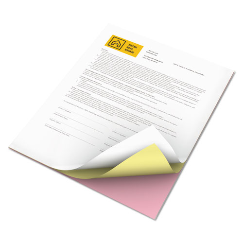 Picture of Revolution Carbonless 3-Part Paper, 8.5 x 11, Pink/Canary/White, 5,010/Carton