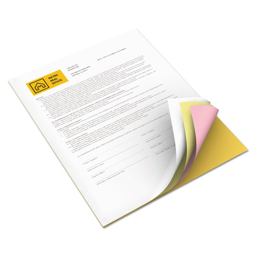 Picture of Vitality Multipurpose Carbonless 4-Part Paper, 8.5 x 11, Goldenrod/Pink/Canary/White, 5,000/Carton