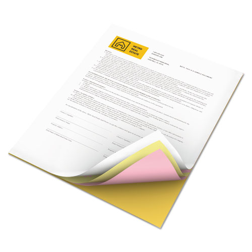 Picture of Vitality Multipurpose Carbonless 4-Part Paper, 8.5 x 11, Goldenrod/Pink/Canary/White, 5,000/Carton