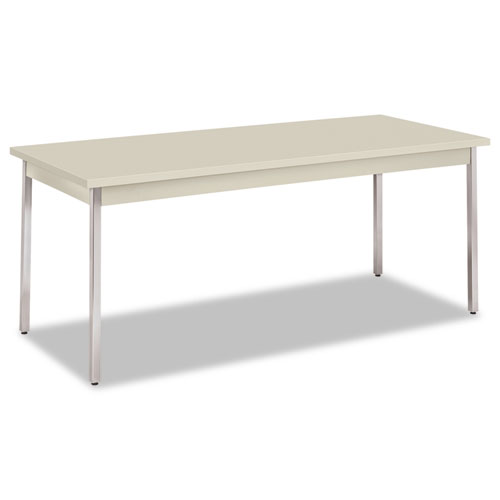 Picture of Utility Table, Rectangular, 72w x 30d x 29h, Light Gray
