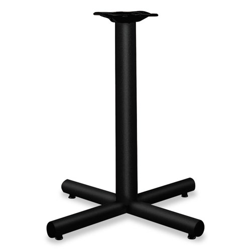 Picture of Single Column Steel Base, 26w x 26d x 27.88h, Black