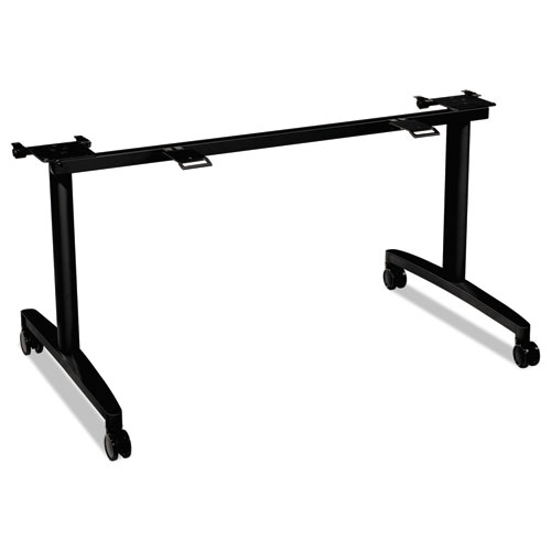 Picture of Huddle Flip-Top Base for 30" Deep Table Tops, 51.63w x 23.5d x 28.38h, Black