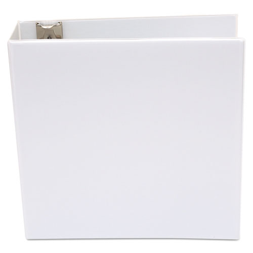 Picture of Economy Round Ring View Binder, 3 Rings, 3" Capacity, 11 x 8.5, White