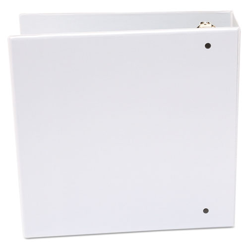 Picture of Economy Round Ring View Binder, 3 Rings, 3" Capacity, 11 x 8.5, White