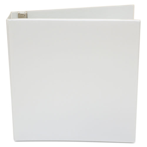 Picture of Economy Round Ring View Binder, 3 Rings, 1.5" Capacity, 11 x 8.5, White