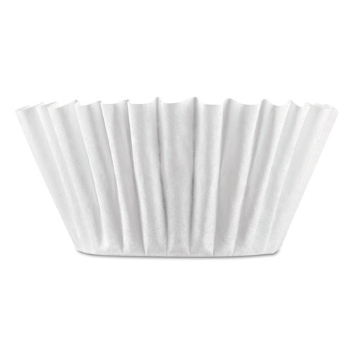 Picture of Coffee Filters, 8 to 12 Cup Size, Flat Bottom, 100/Pack