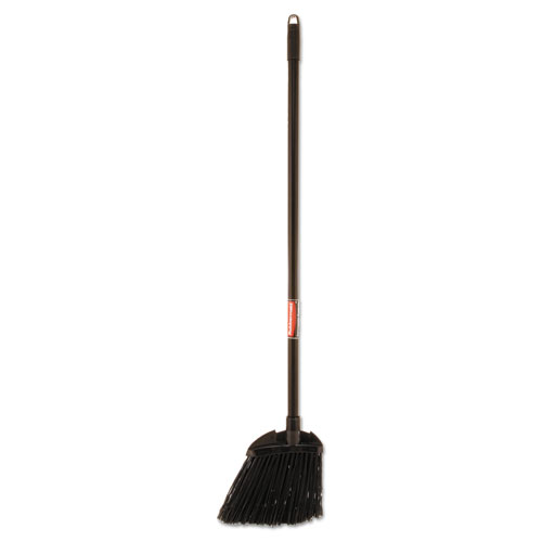 Picture of Angled Lobby Broom, Poly Bristles, 35" Handle, Black