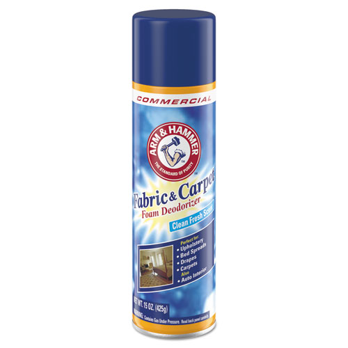 Picture of Fabric and Carpet Foam Deodorizer, Fresh Scent, 15 oz Aerosol Spray, 8/Carton