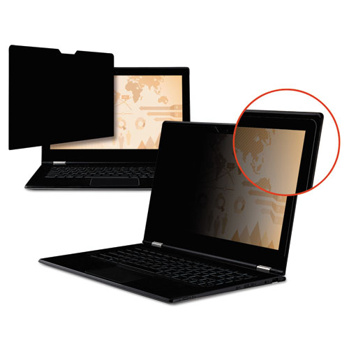 Picture of Touch Compatible Blackout Privacy Filter for 15.6" Widescreen Laptop, 16:9 Aspect Ratio