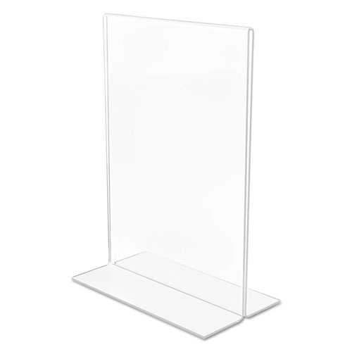 Picture of Classic Image Double-Sided Sign Holder, 5 x 7 Insert, Clear