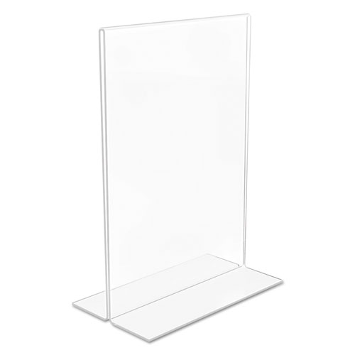 Picture of Classic Image Double-Sided Sign Holder, 5 x 7 Insert, Clear