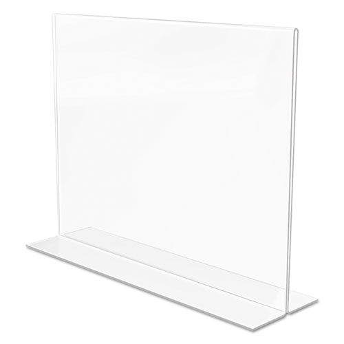 Picture of Classic Image Double-Sided Sign Holder, 11 x 8.5 Insert, Clear