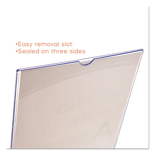 Picture of Superior Image Double Sided Sign Holder, 8.5 x 11 Insert, Clear