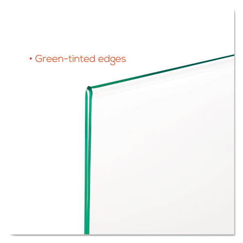 Picture of Superior Image Premium Green Edge Sign Holders, 8.5 x 11 Insert, Clear/Green