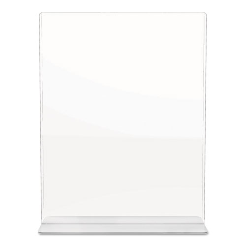 Picture of Superior Image Double Sided Sign Holder, 8.5 x 11 Insert, Clear