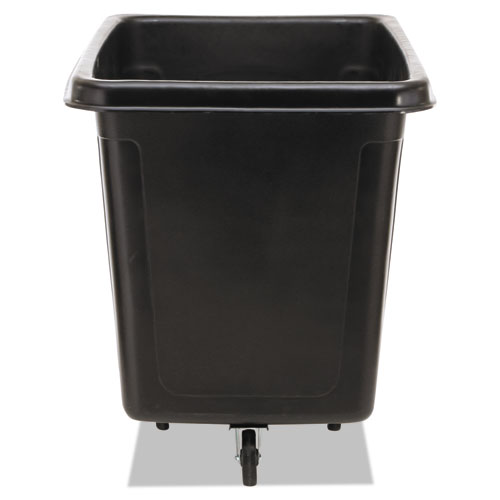 Picture of Cube Truck, 119.7 gal, 500 lb Capacity, Plastic/Metal, Black