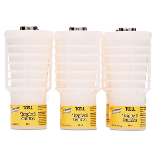 Picture of TCell Microtrans Odor Neutralizer Refill, Tropical Sunrise, 48 mL, 6/Carton