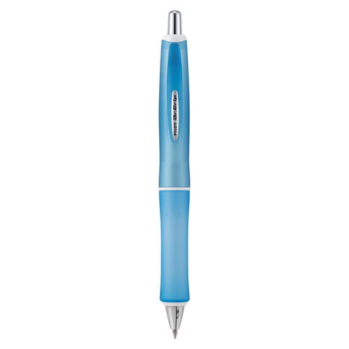 Picture of Dr. Grip Frosted Advanced Ink Ballpoint Pen, Retractable, Medium 1 mm, Black Ink, Blue Barrel