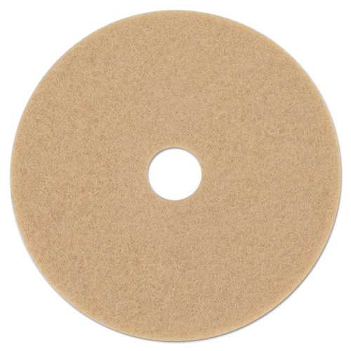 Picture of Ultra High-Speed Floor Burnishing Pads 3400, 20" Diameter, Tan, 5/Carton