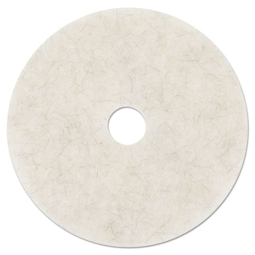 Picture of Ultra High-Speed Natural Blend Floor Burnishing Pads 3300, 20" Diameter, White, 5/Carton