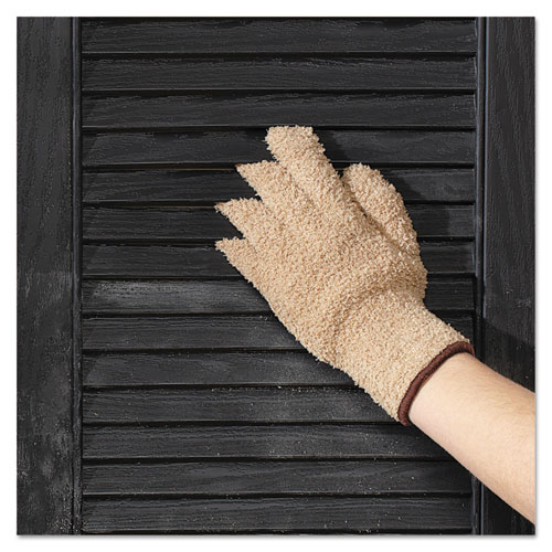 Picture of CleanGreen Microfiber Dusting Gloves, 5" x 10, Pair