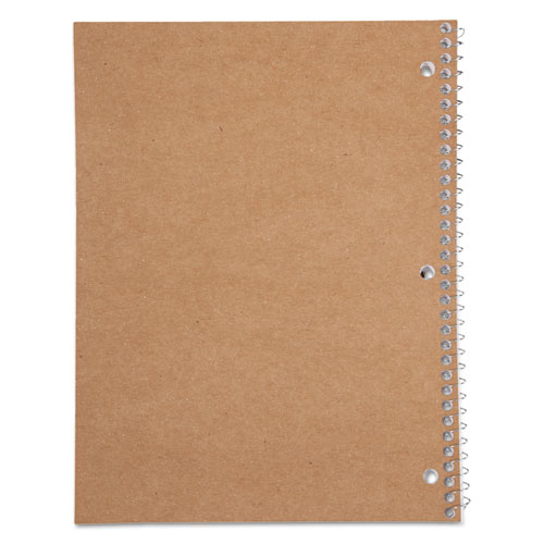 Picture of Spiral Notebook, 3-Hole Punched, 1-Subject, Medium/College Rule, Randomly Assorted Cover Color, (70) 10.5 x 7.5 Sheets