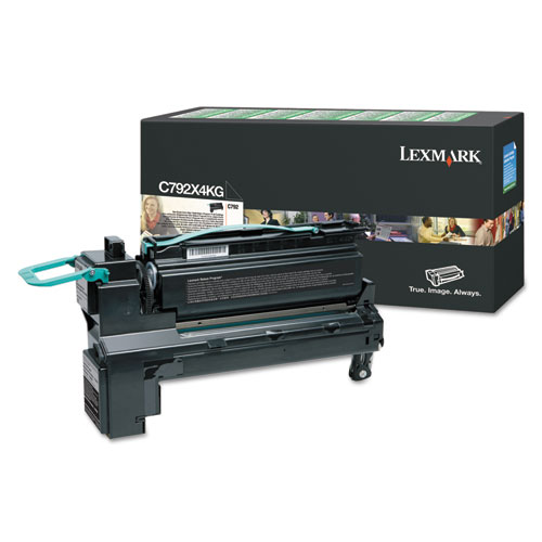 Picture of C792X4KG Return Program Extra High-Yield Toner, 17,000 Page-Yield, Black