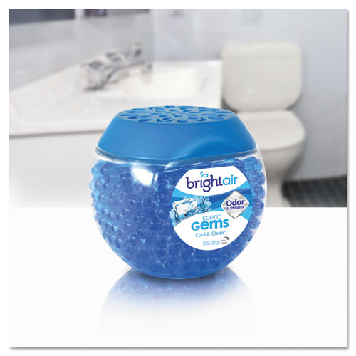 Picture of Scent Gems Odor Eliminator, Cool and Clean, Blue, 10 oz Jar