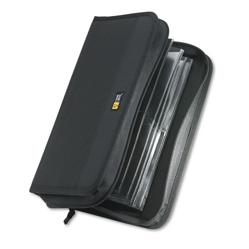 Picture of CD/DVD Wallet, Holds 72 Discs, Black